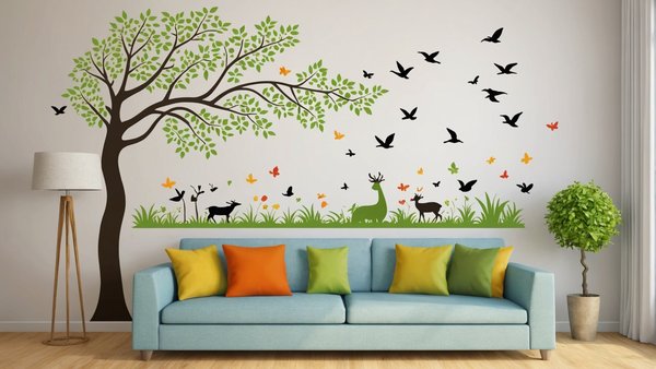 Créer une ambiance sereine avec des stickers muraux